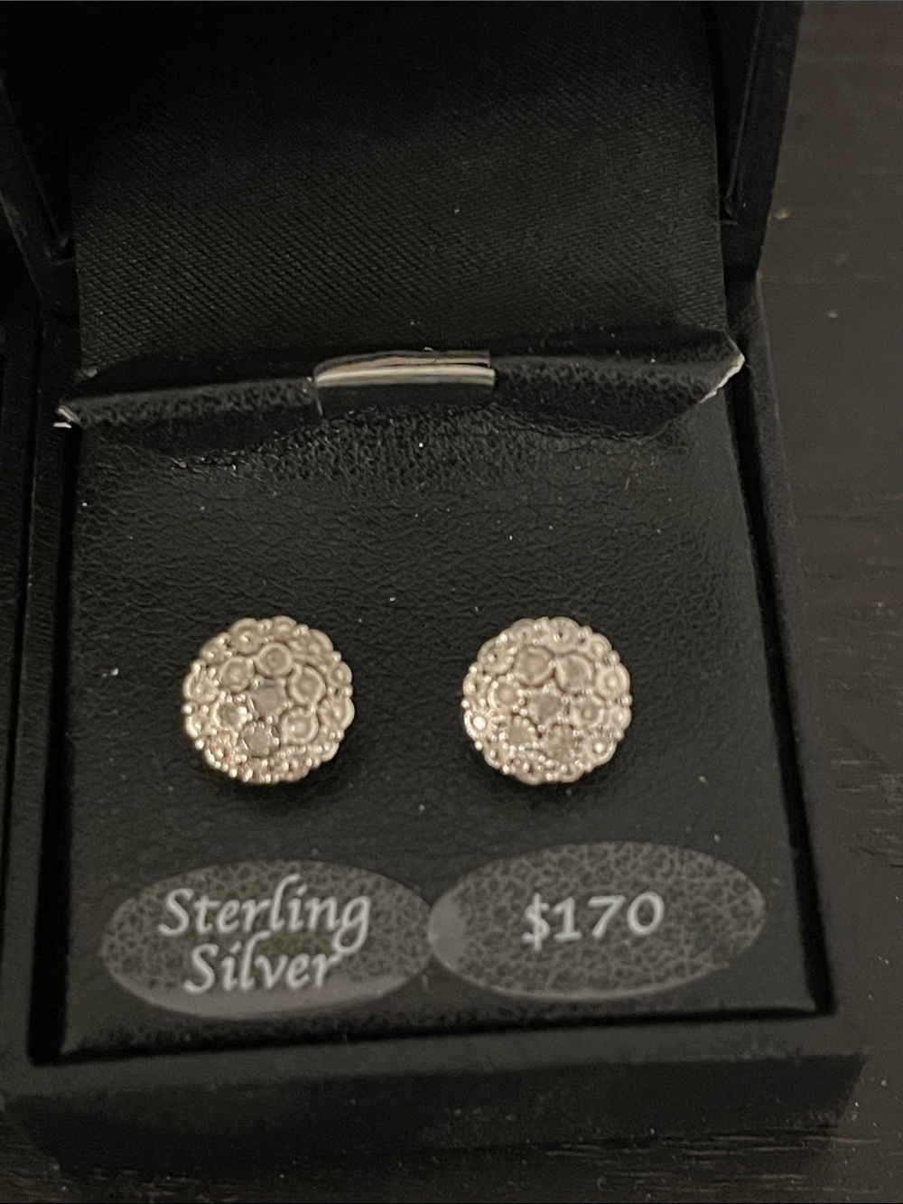 Macy & Co. Sterling Silver Pendant Necklace and Stud Earrings - Picture 3 of 4